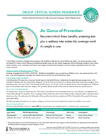 Critical Illness Flyer